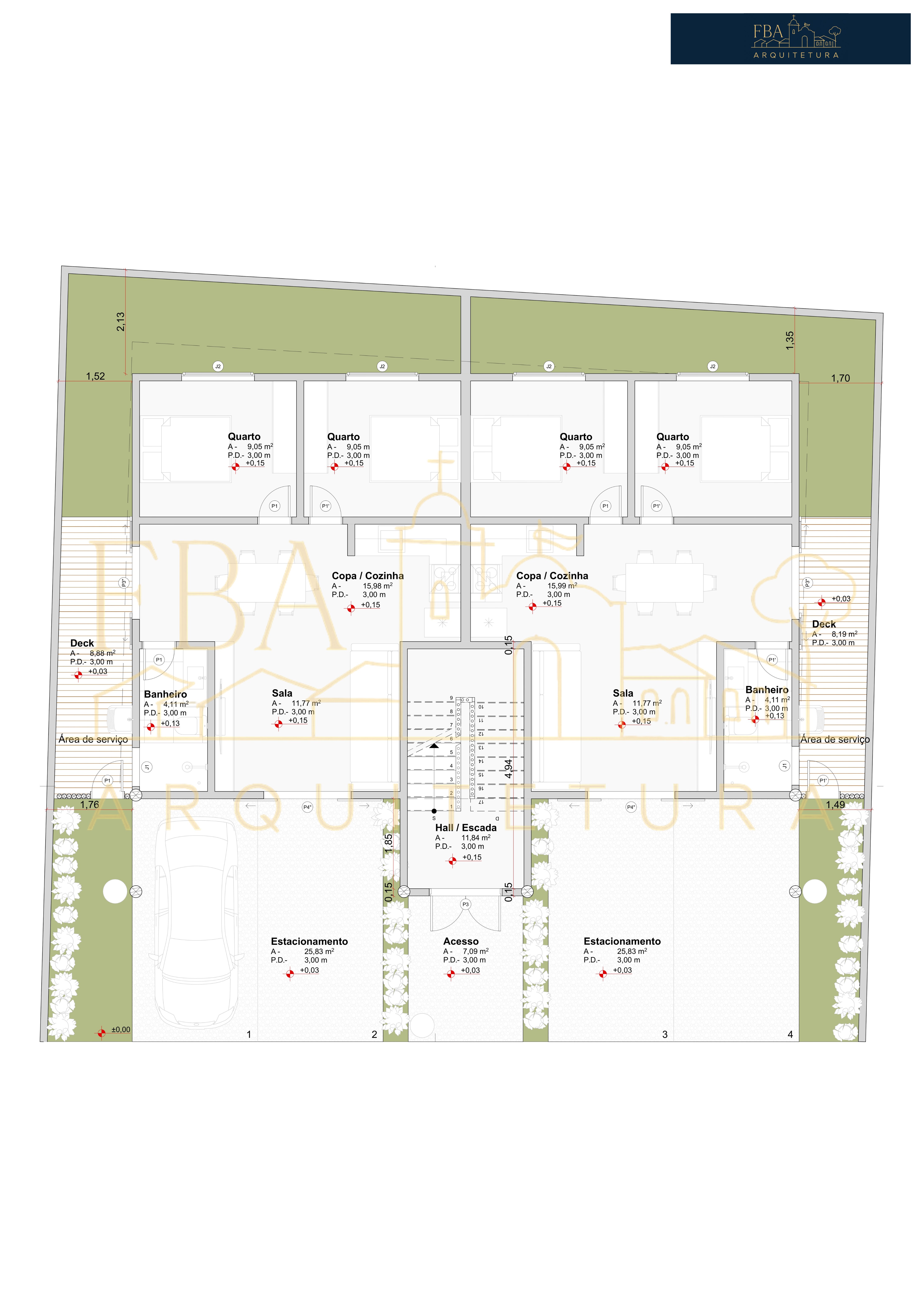 Planta Primeiro Pavimento
